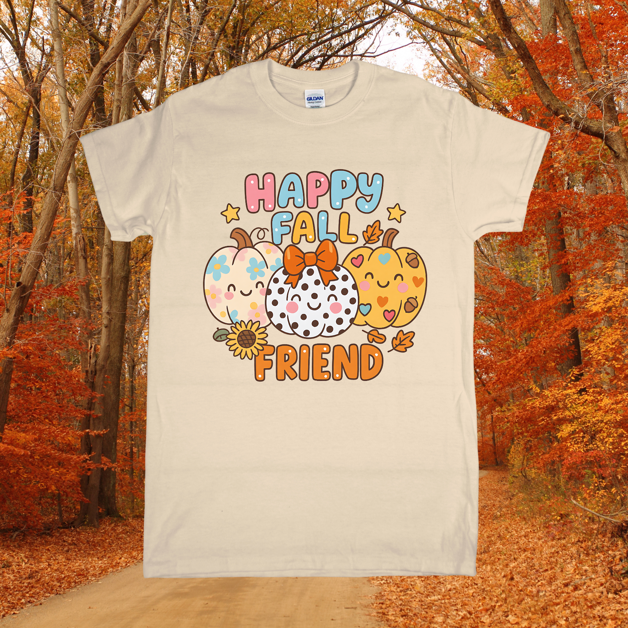 Kids Happy Fall Friend T-Shirt