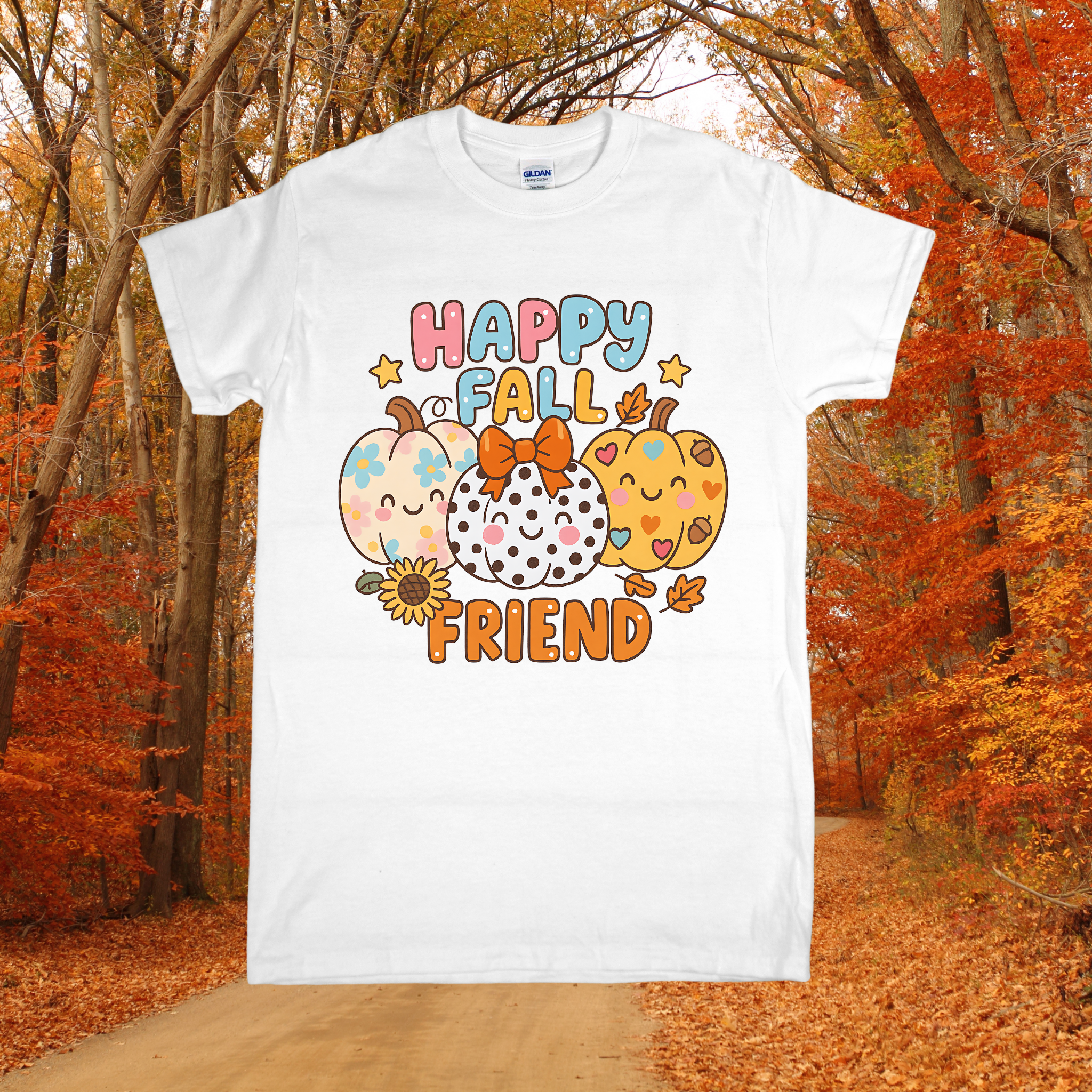 Kids Happy Fall Friend T-Shirt