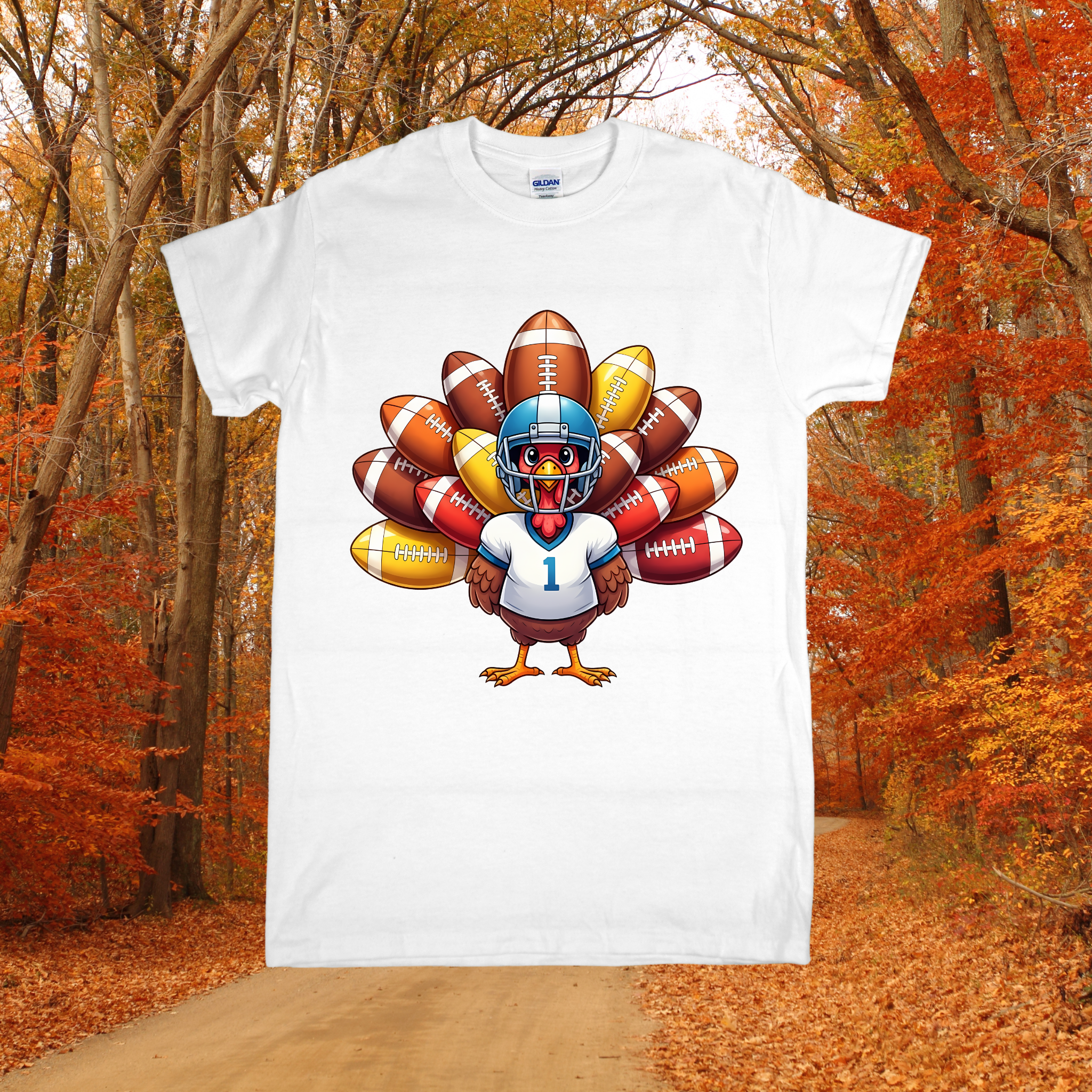 Thanksgiving Football Turkey Shirt
