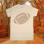 Vintage Line Art Football Tee