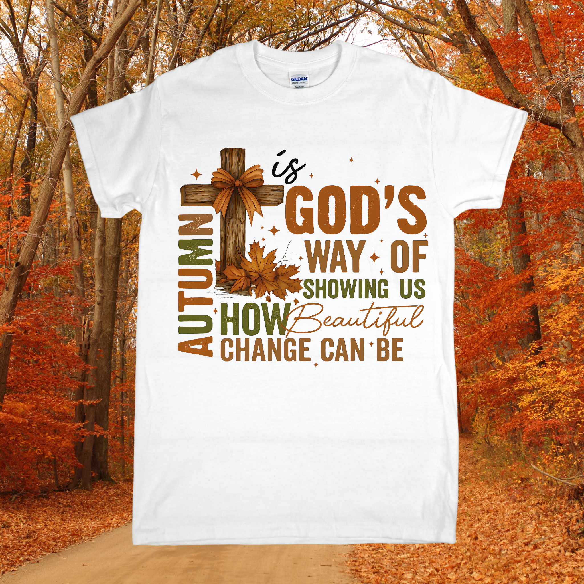 Autumn is God’s Way Christian Fall Shirt
