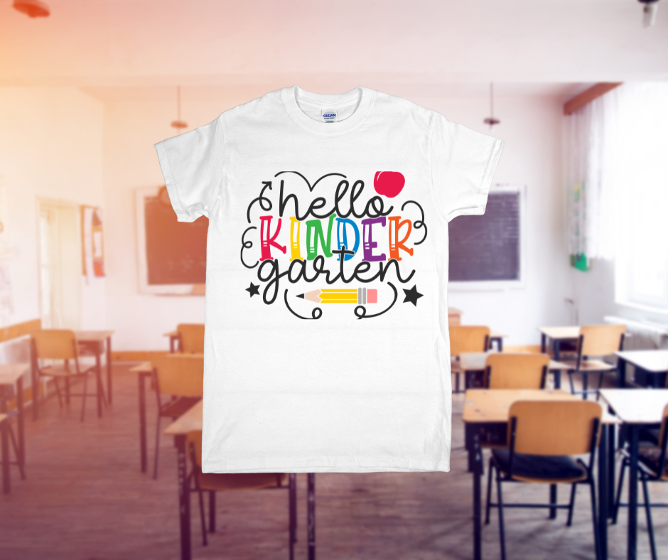 Hello Grade Back to School Shirt – Pre-K to 5th Grade