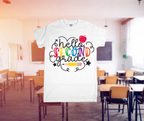 Hello Grade Back to School Shirt – Pre-K to 5th Grade